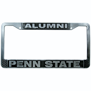 license plate frame antique pewter Alumni Penn State